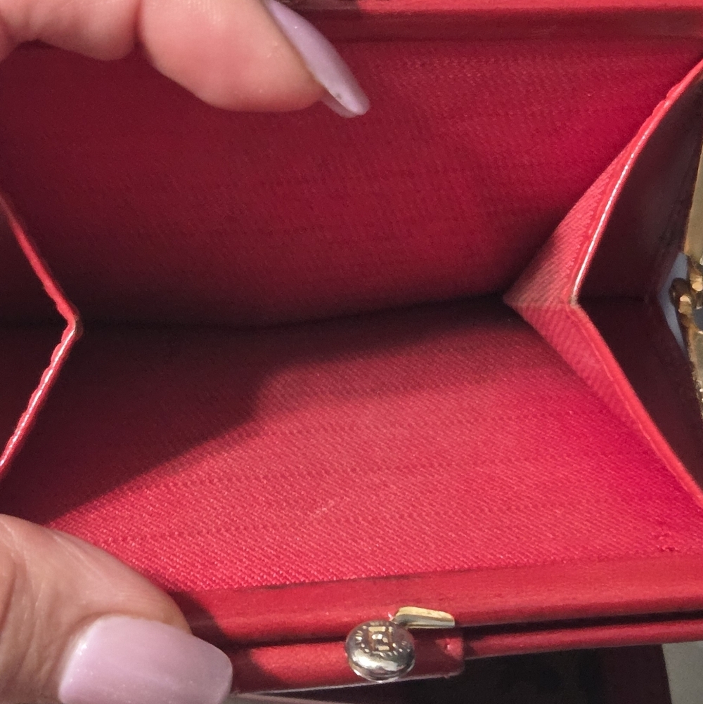 FENDI KISS LOCK LEOPARD PRINT WALLET- Vintage - Picture 7 of 9